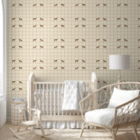 Cool Animal Pattern - Grid Shapes Horses 1