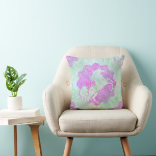 Cool Animal Pattern - Mandala Unicorn 3 Cushion