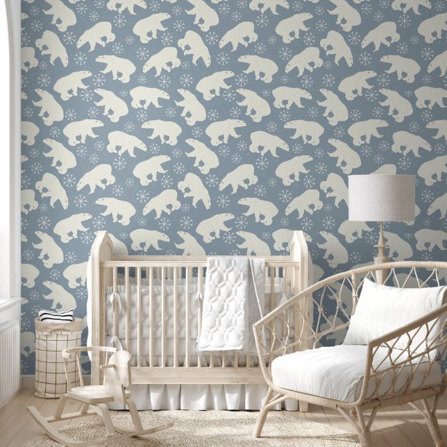 Cool Animal Pattern - Polar Bear 1 Wallpaper (Kids)