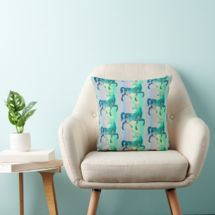 Cool Animal Pattern - Stands Alone Unicorn 8 Cushion