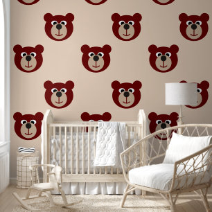 Cool Animal Pattern - Teddy Bear 1 Wallpaper
