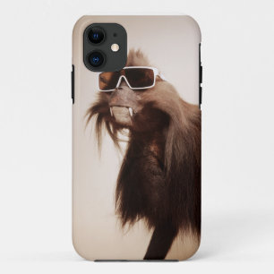 Cool animals in sunglasses. iPhone 11 case