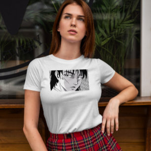 Cool Anime Boy Face  T-Shirt