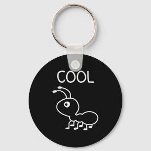 Cool Ant, Puns, Funny, Jokes, Sarcastic Key Ring
