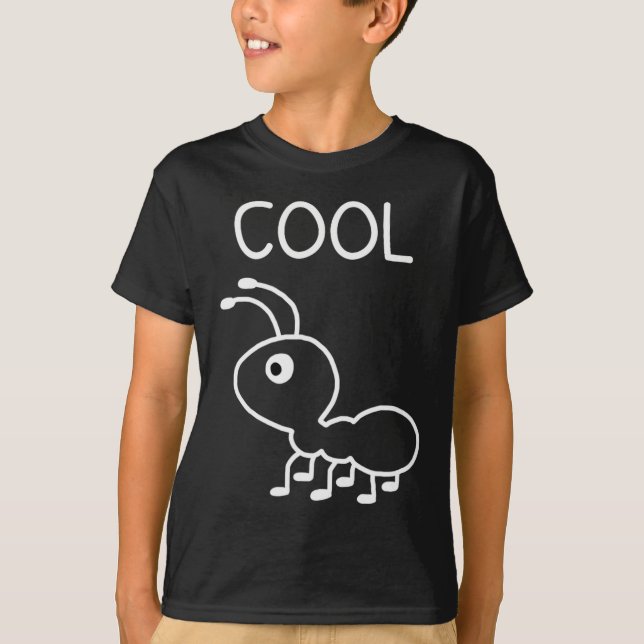 Cool Ant, Puns, Funny, Jokes, Sarcastic  T-Shirt (Front)