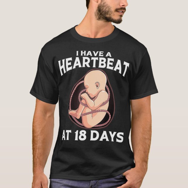Cool AntiAbortion Gift  Best Pro Life Catholic T-Shirt (Front)