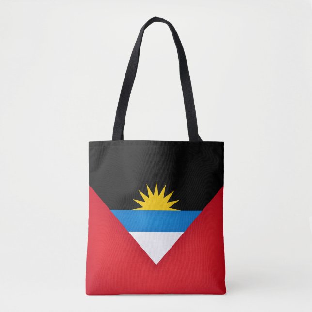 Cool Antigua and Barbuda Flag Fashion Tote Bag (Front)