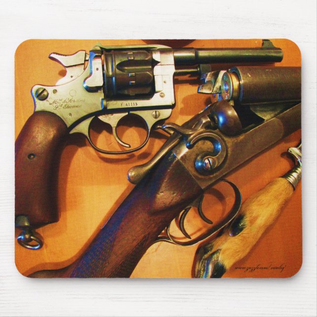Cool antique guns mousepad (Front)