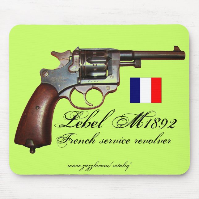 Cool antique Lebel French revolver mousepad (Front)