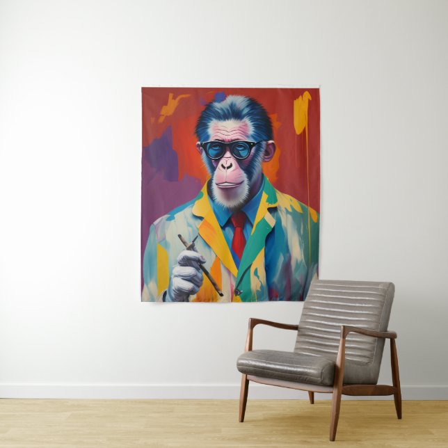 Cool Ape Download NFT Art Download | Cool Ape Tapestry (In Situ)