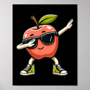Cool Apple Art For Men Women Kids Apple Picking Ap Poster