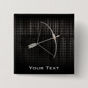 Cool Archery 15 Cm Square Badge