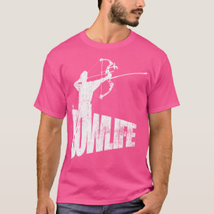 Cool Archery Archer Silhouette Bow Life T-Shirt
