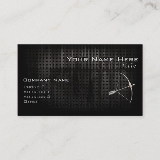 Archery Business Cards Zazzle UK