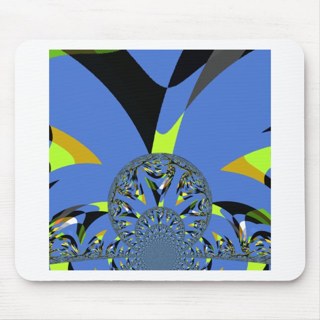 Cool Arches with Fractal Spheres Art Design Mouse Mat (Front)