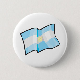 Cool Argentina Flag 6 Cm Round Badge