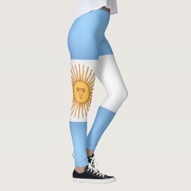 Cool Argentina Flag Fashion Leggings (Right)