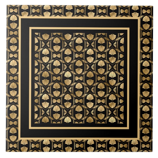 cool art deco decor tile (Front)