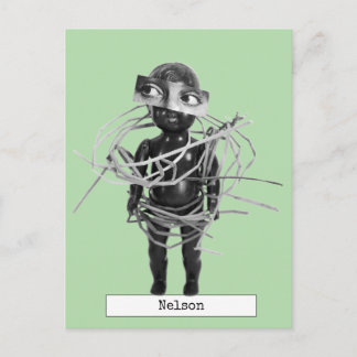 Cool Art Doll Postcard