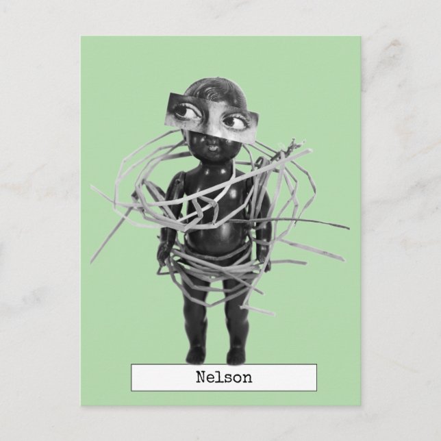 Cool Art Doll Postcard (Front)