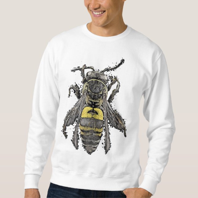 Cool Artistic Cuckoo Bee Sweatshirt (Front)