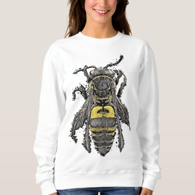 Cool Artistic Cuckoo Bee Sweatshirt (Front)