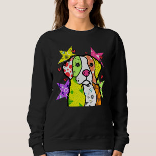 Cool Artistic Star Laborador Retriever Lab Mum Lab Sweatshirt