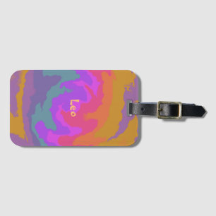 Cool  Arty Vibe Colourful Luggage Tag