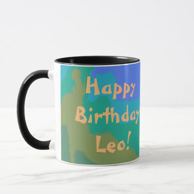 Cool  Arty Vibe Colourful Mug (Left)