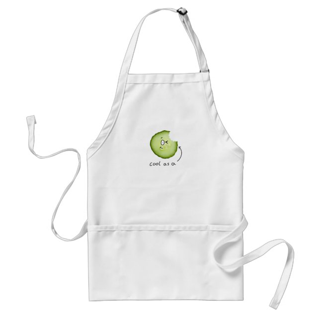 cool as a cucumber apron (Front)