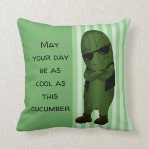Cool As A Cucumber Cushion