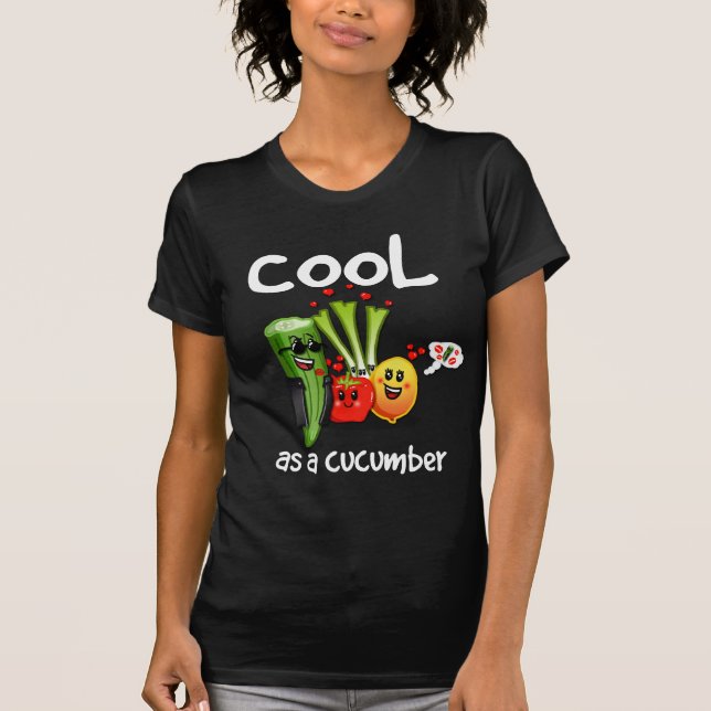 Cool as a Cucumber Ladies Tee (Front)