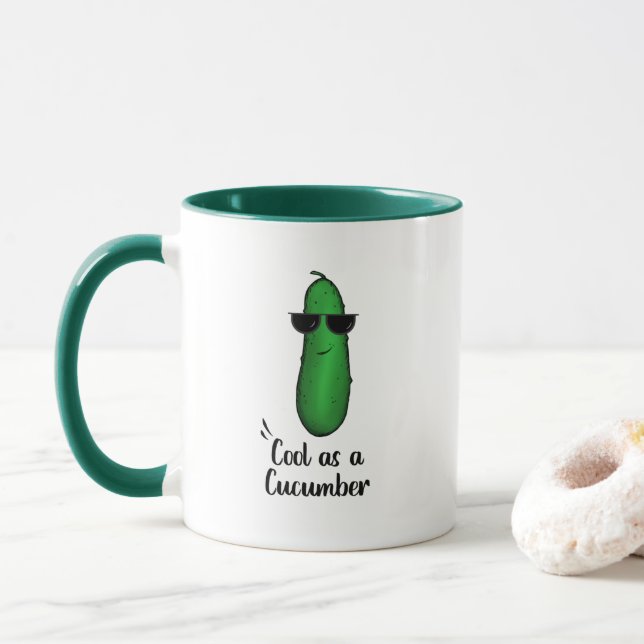 COOL AS A CUCUMBER MUG (With Donut)