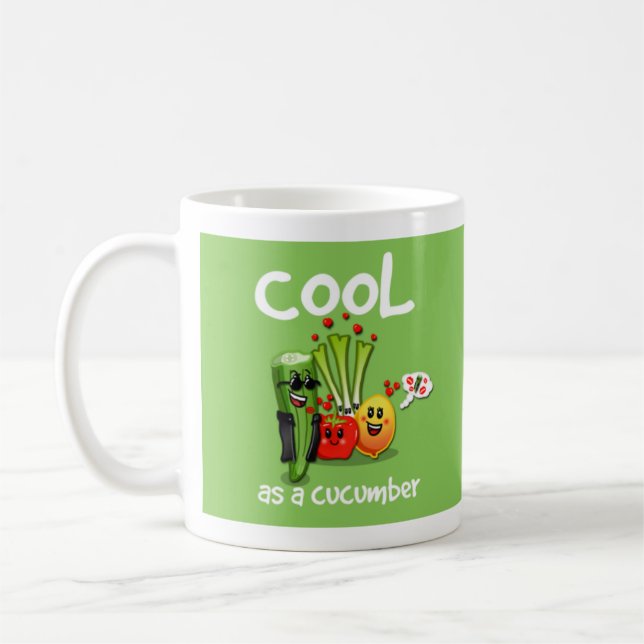 Cool as a Cucumber Mug (Left)