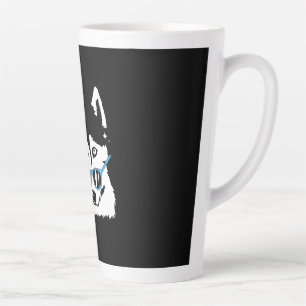 Cool As A Husky Dog Latte Mug