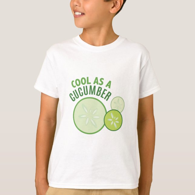 Cool As Cucumber T-Shirt (Front)