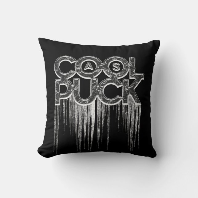 Cool As Puck Cushion (Front)