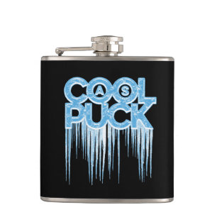 Cool As Puck Hip Flask