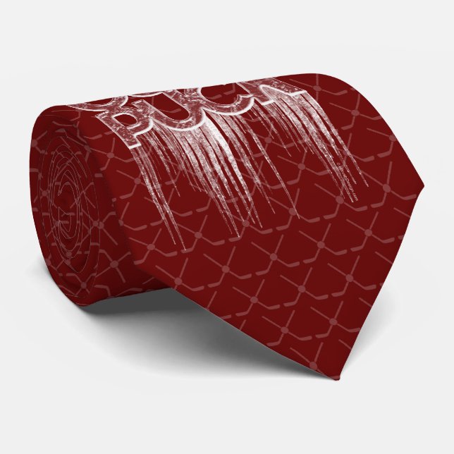 Cool As Puck Neck Tie (Rolled)