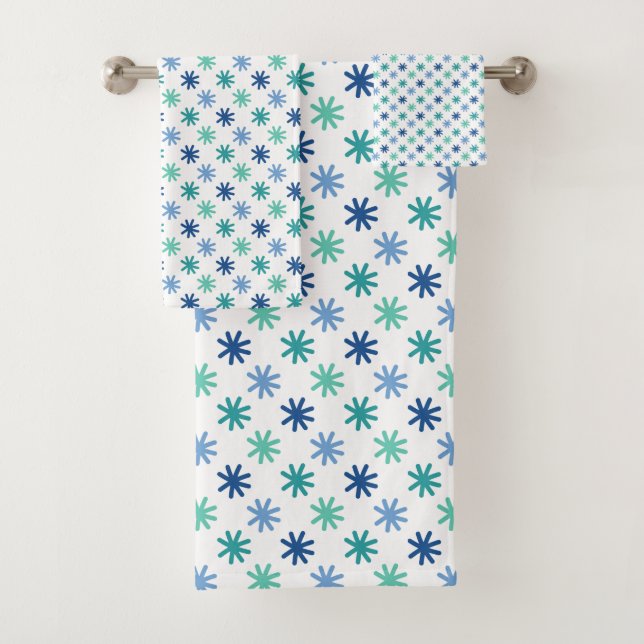 Cool AsteriskS - Ocean Colours Bath Towel Set (Insitu)