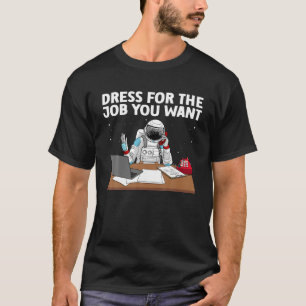 Cool Astronaut For Men Kids Boys Job Space Galaxy T-Shirt