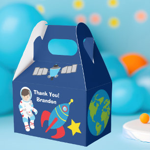 Cool Astronaut Outer Space Birthday Party Favour Box