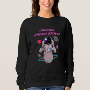 Cool Astronaut Space Star Planets Sweatshirt
