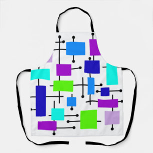 Cool Atomic Rectangles Apron