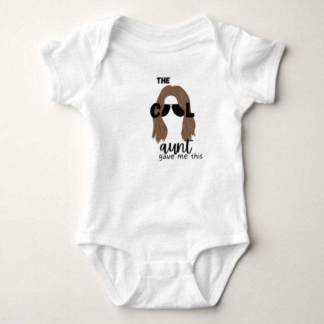 Cool Aunt Baby Bodysuit (Front)