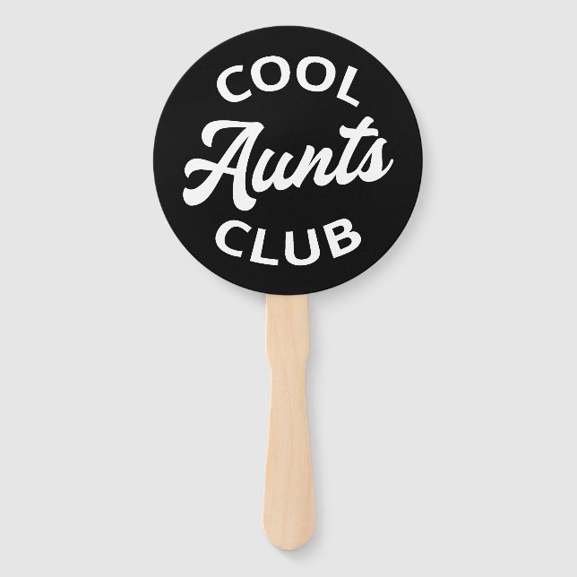 Cool Aunts Club I Hand Fan (Front)