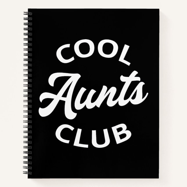 Cool Aunts Club I Notebook (Front)