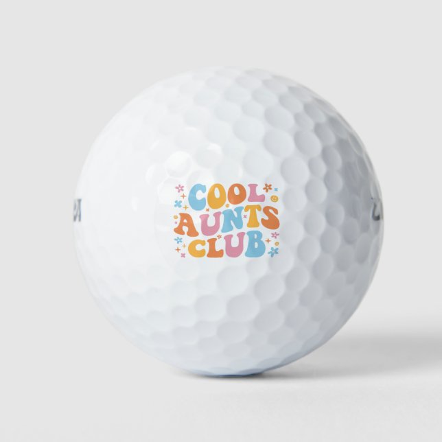 Cool Aunts Club III Golf Balls (Front)