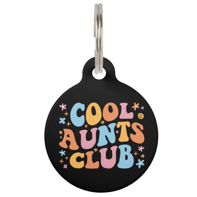 Cool Aunts Club III Pet Tag (Front)