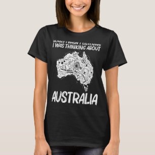 Cool Australia For Men Women Land Down Under Conti T-Shirt